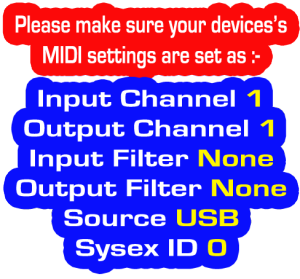 midi settings